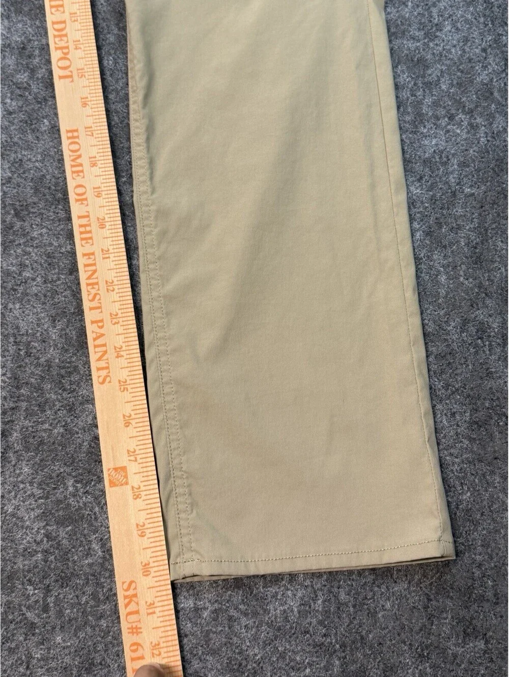 Eddie Bauer Guide Pro Pants Men’s 35x32 Khaki Stretch Nylon Hiking Outdoor